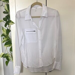BCBGMaxAzria White Blouse